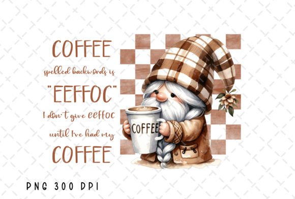 Adorable Coffee Gnome Clipart for Creative Projects