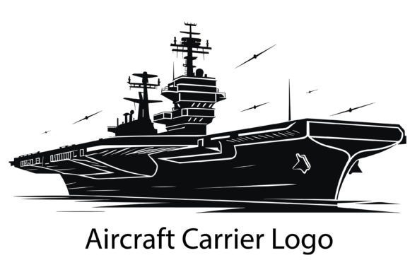 Aircraft Carrier Logo Design: A Bold, Industrial Icon Set