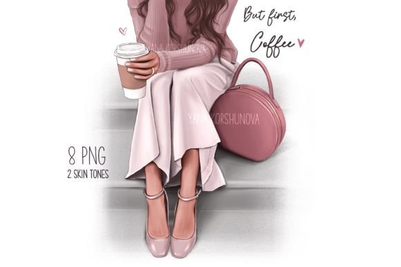 But First Coffee: Unlocking the Potential of Fashion Girl Clipart