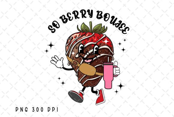 Chocolate Strawberry Stanley Tumbler PNG: A Designer's Asset