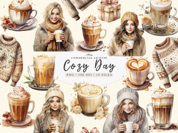 Cozy Clipart and Coffee Cup Clipart: Your Ultimate Design Toolkit