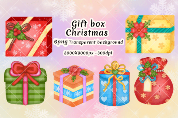 Gift Box Christmas: Festive Typography for Designers & Creators