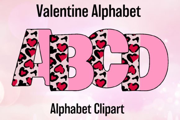 Leopard Valentine Alphabet Sublimation3: A Designer's Guide