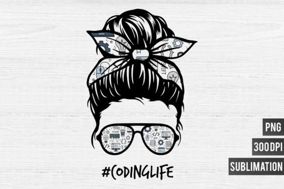 Mom Life PNG Sublimation-Coding Life: A Designer's Take