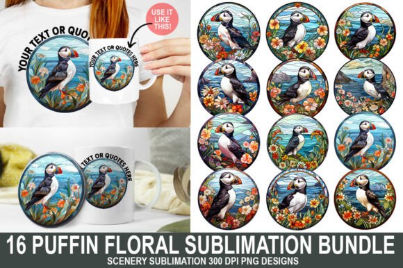 Puffin Floral Sublimation Bundle: A Designer's Floral Toolkit