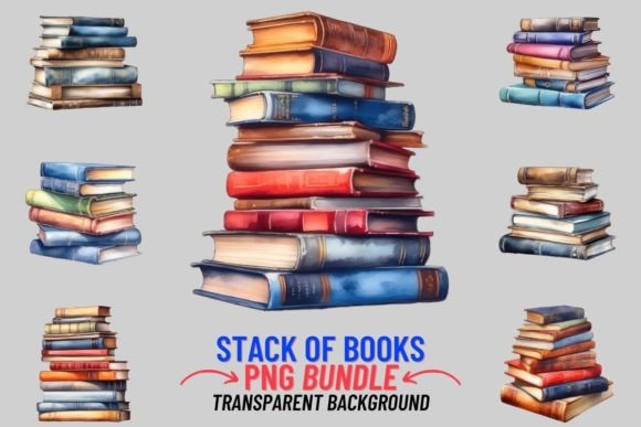 Stack of Books 12 PNG Sublimation: A Designer's Review