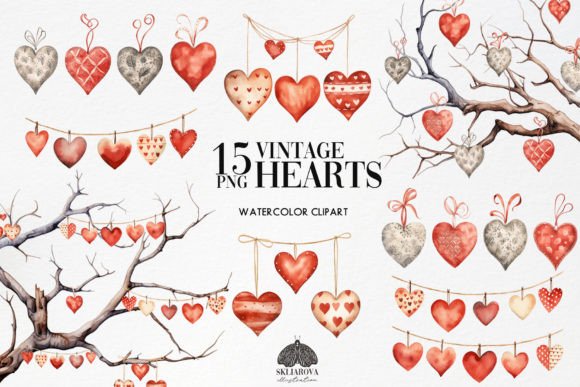 Watercolor Hearts Valentines Day Clipart: A Designer's Guide